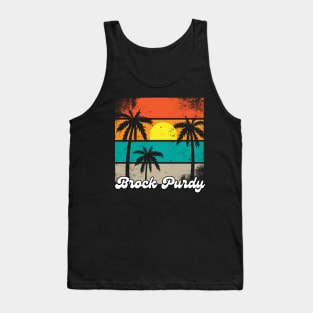 RETRO SUNSET BROCK PURDY Tank Top